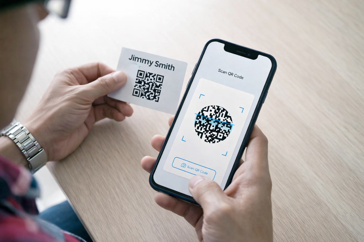 Marketing campaign QR code display